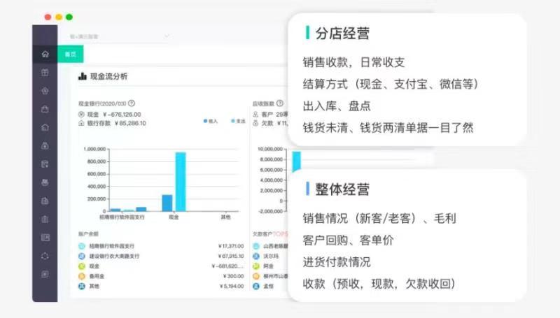 用友畅捷通好业财后台管理